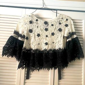 Gracie size small crotchet and lace crochet top. Perfect condition. Never worn.